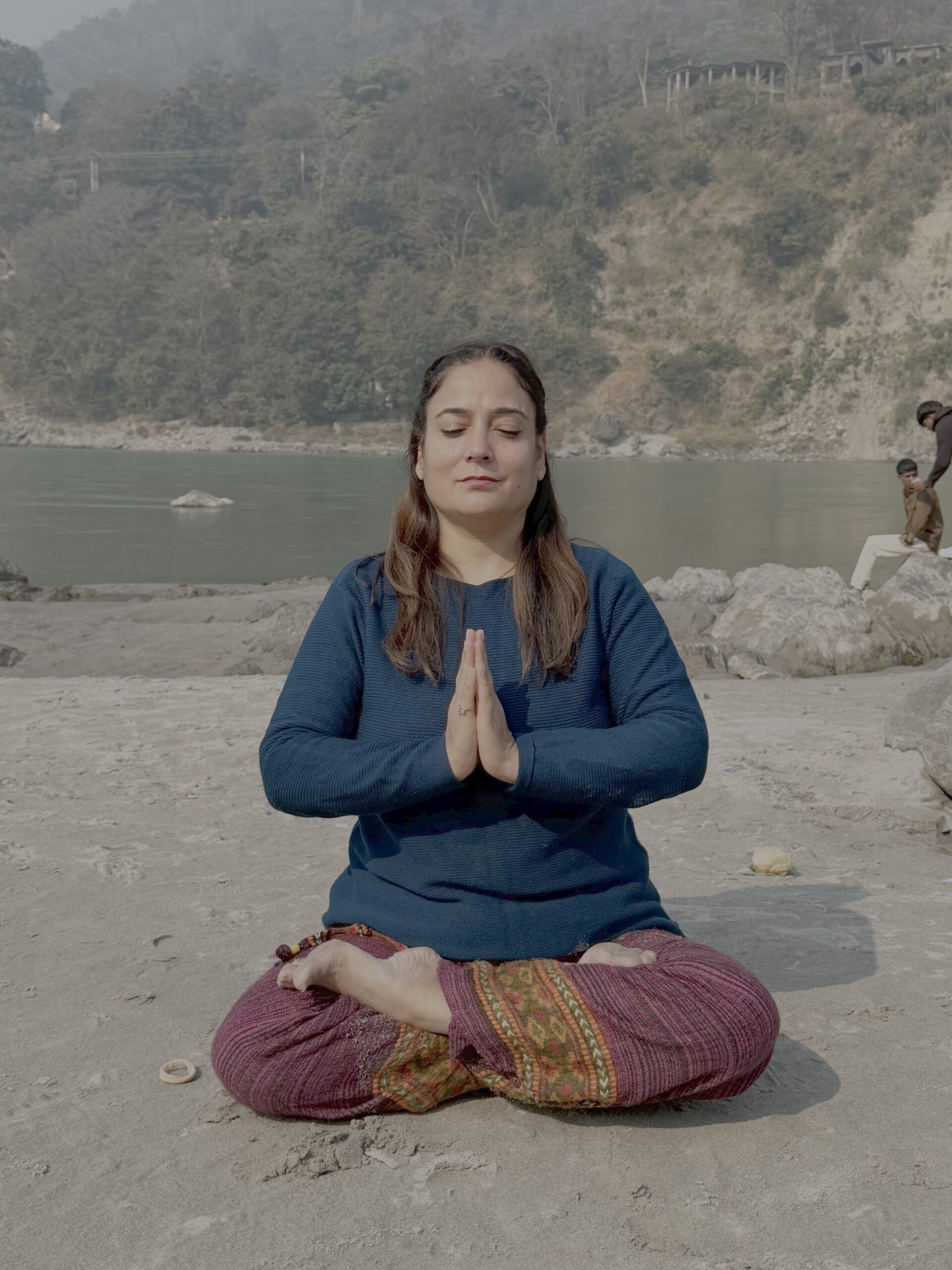 Simmi Khatri, prenatal yoga teacher